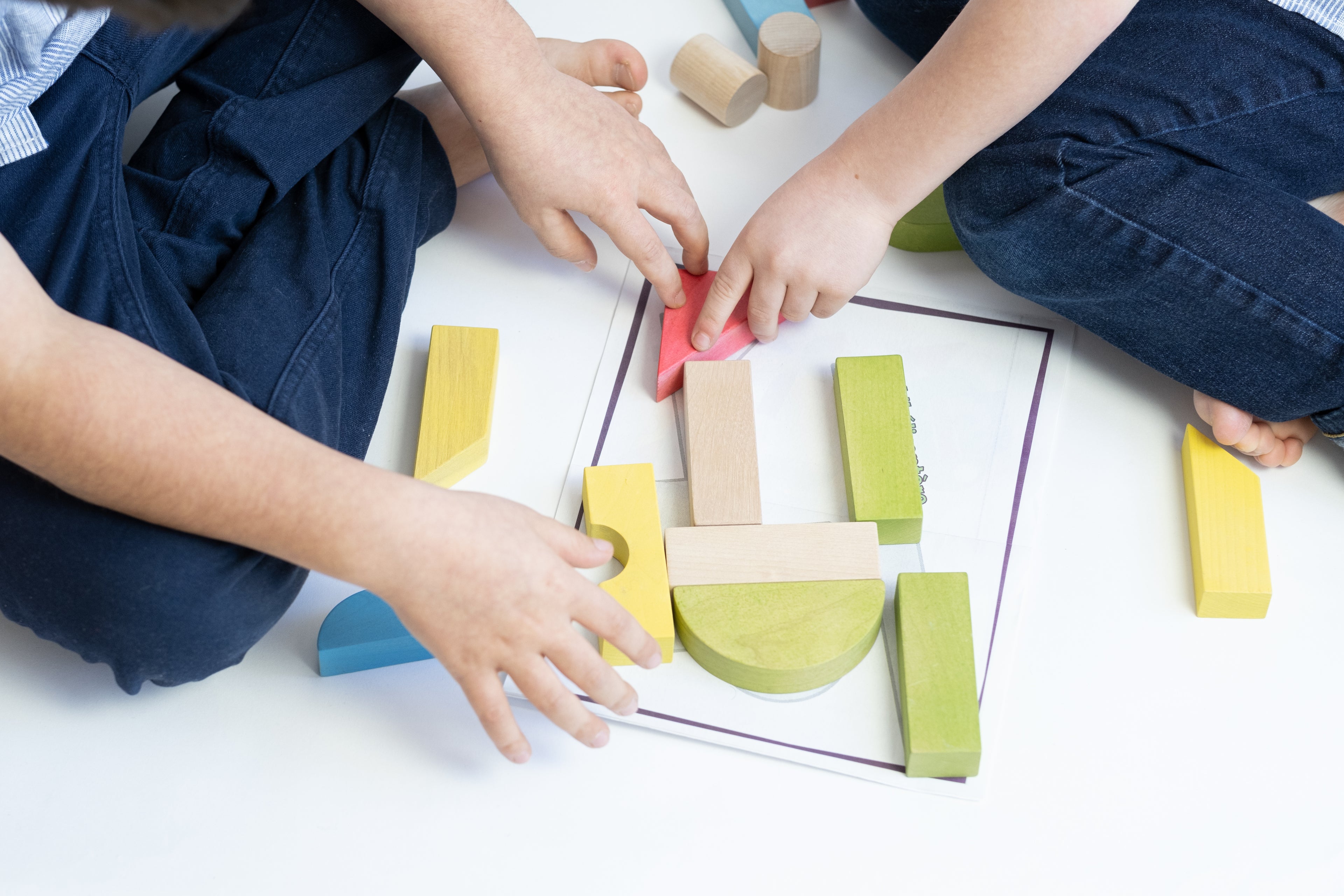 Crocolo Jeu de blocs de construction en bois fait au Québec