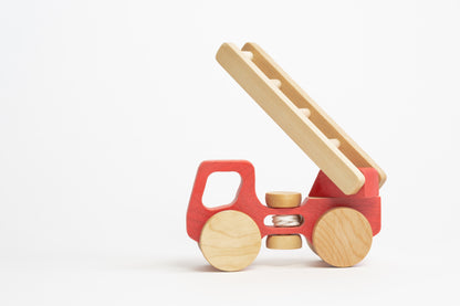 Crocolo Wooden fire truck made in Quebec