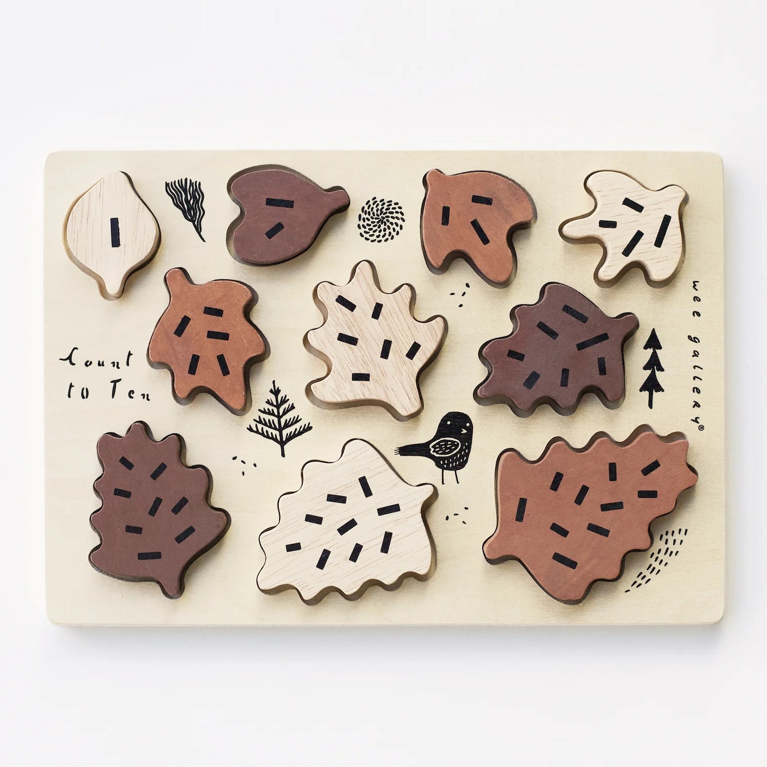 Wee Gallery Leaf Counting Puzzle