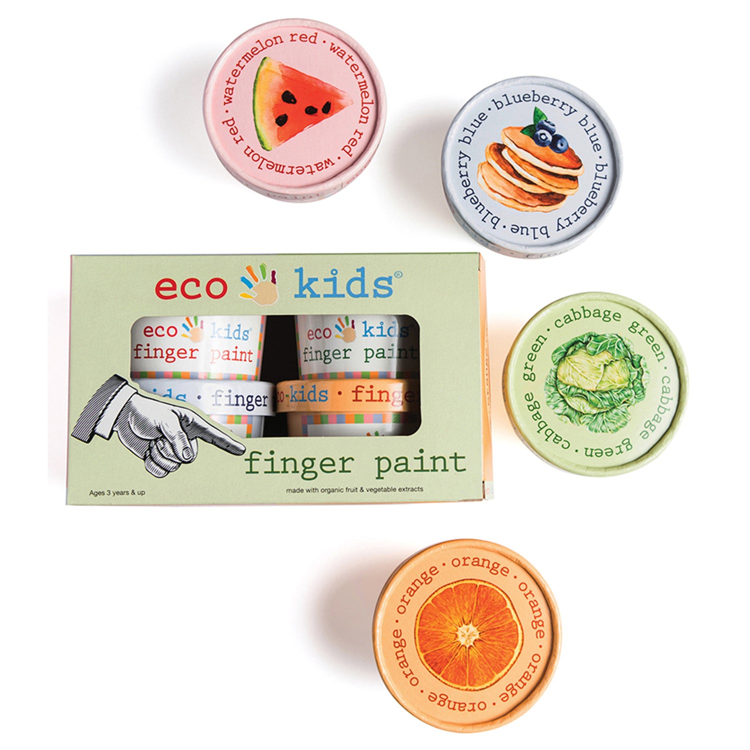 Eco-Kids: Peinture à doigts non toxique