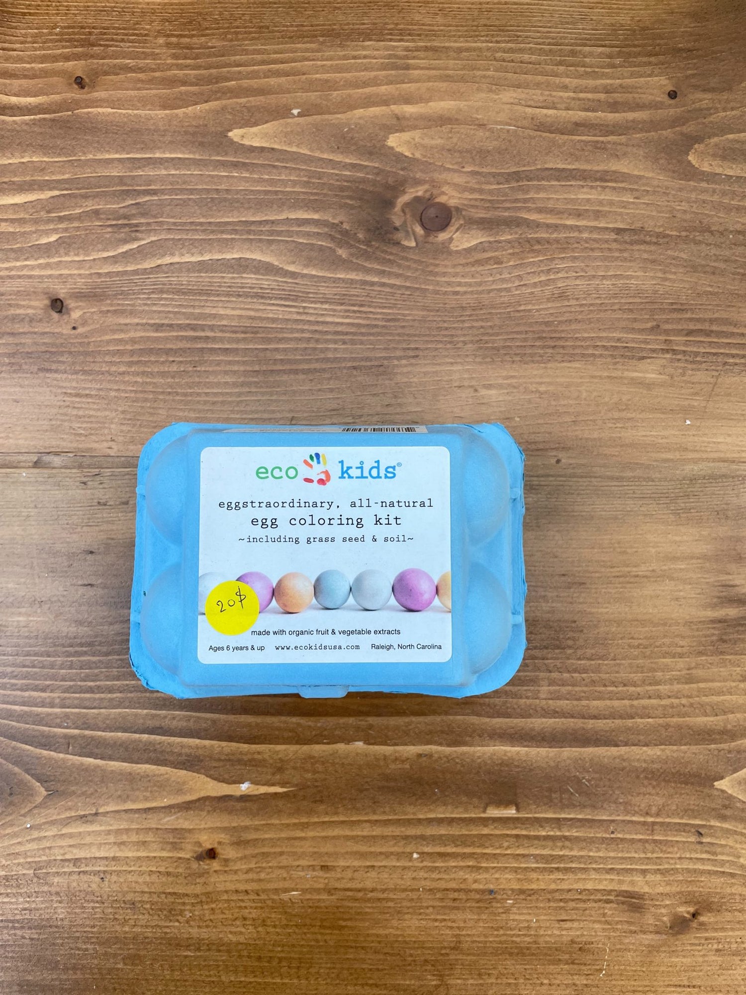 Eco Kids Ensemble de colorants naturels pour oeufs de Pâques