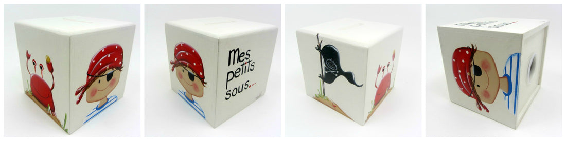 Nath Creations Pirate piggy bank